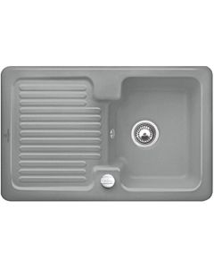 Villeroy & Boch Condor sink 674502SL with waste set and eccentric actuation, Stone