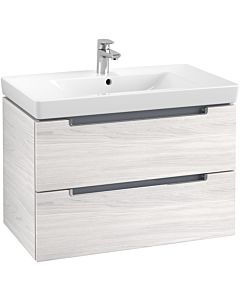 Villeroy & Boch Subway 2.0 Villeroy & Boch Subway 2.0 A69610E8 78.7x52x44.9cm, 2 pull-outs, handle chrome, white wood