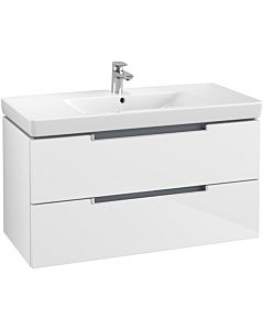 Villeroy & Boch Subway 2.0 Villeroy & Boch Subway 2.0 A69700DH, 98,7x52x44,9cm, Glossy White , handle silver