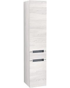 Villeroy & Boch Subway 2.0 cabinet A70700E8 35x165x37cm, left, handle silver matt, white wood