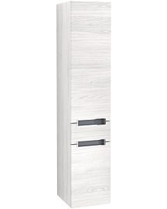 Villeroy & Boch Subway 2.0 cabinet A70800E8 35x165x37cm, right, handle matt silver, white wood