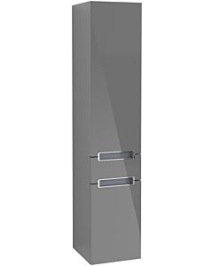 Villeroy & Boch Subway 2.0 cabinet A70810FP 35x165x37cm, right, handle chrome, glossy gray