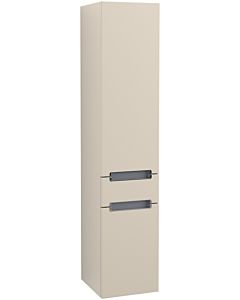 Villeroy und Boch Subway 2.0 cabinet A70810VK 35 x 165 x 37 cm, right, chrome handle, soft grey