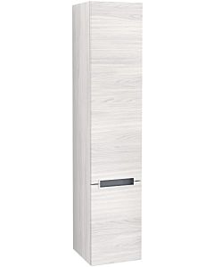 Villeroy & Boch Subway 2.0 cabinet A70900E8 35x165x37cm, left, handle matt silver, white wood