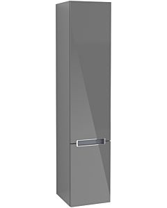 Villeroy & Boch Subway 2.0 cabinet A71010FP 35x165x37cm, right, handle chrome, glossy gray