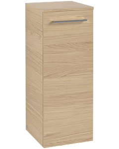 Villeroy und Boch Avento Seitenschrank A89501VJ Nordic Oak, 35 x 89 x 37,3 cm, Anschlag rechts, 1 Tür