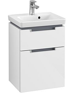 Villeroy & Boch Subway 2.0 Villeroy & Boch Subway 2.0 A90600DH 44x59x35.2cm, 2 pull-outs, handle silver matt, glossy white