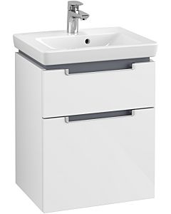Villeroy & Boch Subway 2.0 Villeroy & Boch Subway 2.0 A90700DH 48.5x59x38cm, 2 pull-outs, handle silver matt, glossy white