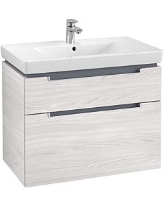 Villeroy & Boch Subway 2.0 Villeroy & Boch Subway 2.0 A91400E8 78.7x59x44.9cm, 2 pull-outs, matt silver handle, white wood