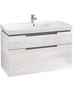 Villeroy & Boch Subway 2.0 Villeroy & Boch Subway 2.0 A91500E8 98.7x59x44.9cm, 2 pull-outs, matt silver handle, white wood