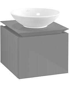 Villeroy & Boch Legato Waschtischunterschrank B56500FP 45x38x50cm, Glossy Grey
