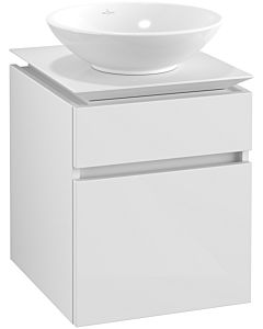 Villeroy & Boch Legato Waschtischunterschrank B56600DH 45x55x50cm, Glossy White