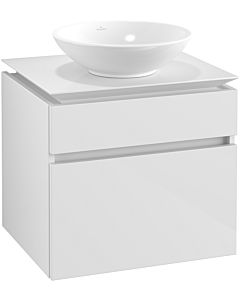 Villeroy & Boch Legato Waschtischunterschrank B56800DH 60x55x50cm, Glossy White