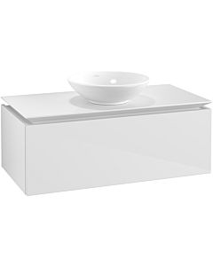 Villeroy & Boch Legato Waschtischunterschrank B57100DH 100x38x50cm, Glossy White