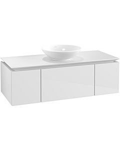 Villeroy & Boch Legato Waschtischunterschrank B57700DH 120x38x50cm, Glossy White