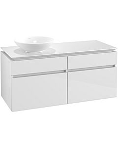 Villeroy & Boch Legato Waschtischunterschrank B58000DH 120x55x50cm, Glossy White