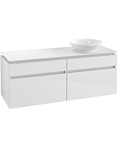 Villeroy & Boch Legato Waschtischunterschrank B59000DH 140x55x50cm, Glossy White