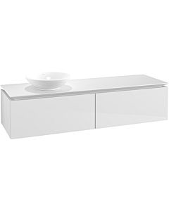Villeroy & Boch Legato Waschtischunterschrank B59500DH 160x38x50cm, Glossy White