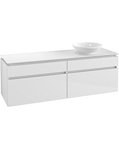 Villeroy & Boch Legato Waschtischunterschrank B59800DH 160x50x50cm, Glossy White