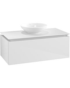 Villeroy & Boch Legato Waschtischunterschrank B60300DH 100x38x50cm, Glossy White