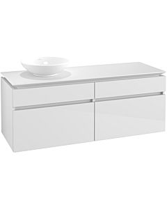 Villeroy & Boch Legato Waschtischunterschrank B61400DH 140x55x50cm, Glossy White