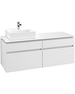 Villeroy & Boch Legato Waschtischunterschrank B61400MS 140x55x50cm, White Matt