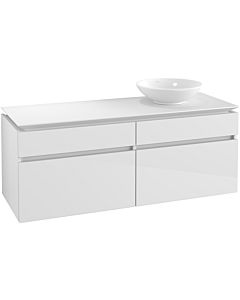 Villeroy & Boch Legato Waschtischunterschrank B61600DH 140x55x50cm, Glossy White