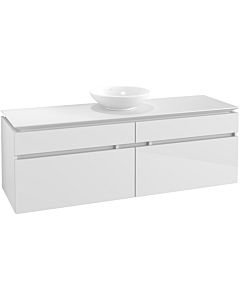 Villeroy & Boch Legato Waschtischunterschrank B67100DH 160x55x50cm, Glossy White