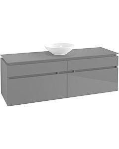 Villeroy & Boch Legato Waschtischunterschrank B67100FP 160x55x50cm, Glossy Grey