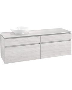 Villeroy & Boch Legato Waschtischunterschrank B67300E8 160x55x50cm, White Wood