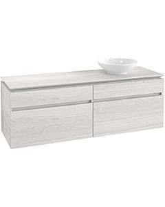 Villeroy & Boch Legato Waschtischunterschrank B67500E8 160x55x50cm, White Wood