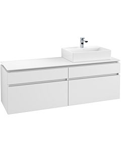 Villeroy & Boch Legato Waschtischunterschrank B67500MS 160x55x50cm, White Matt