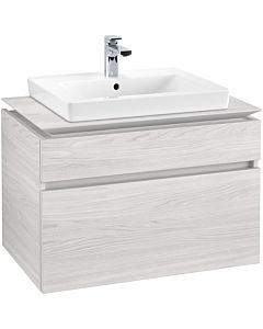 Villeroy & Boch Legato Waschtischunterschrank B67900E8 80x55x50cm, White Wood