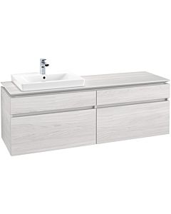 Villeroy & Boch Legato Waschtischunterschrank B68900E8 160x55x50cm, White Wood