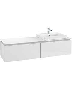 Villeroy & Boch Legato Waschtischunterschrank B69000DH 160x38x50cm, Glossy White