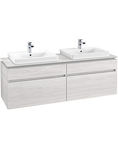 Villeroy & Boch Legato Waschtischunterschrank B69300E8 160x55x50cm, White Wood