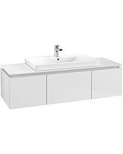 Villeroy & Boch Legato Waschtischunterschrank B69800DH 140x38x50cm, Glossy White