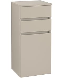 Villeroy & Boch Legato side cabinet B72801VK 40x87x35cm, stop right, Soft Grey