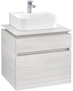 Villeroy & Boch Legato Waschtischunterschrank B73200E8 60x55x50cm, White Wood