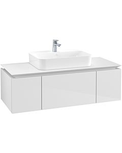 Villeroy & Boch Legato Waschtischunterschrank B75700DH 120x38x50cm, Glossy White