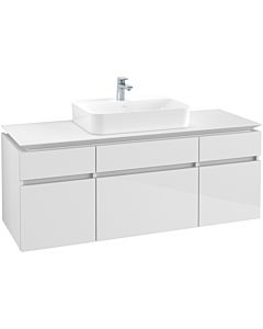 Villeroy & Boch Legato Waschtischunterschrank B76000DH 140x55x50cm, Glossy White