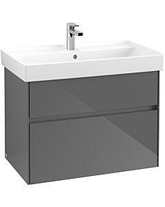 Villeroy & Boch Collaro Waschtischunterschrank C01000FP 75,4x54,6x44,4cm, Glossy Grey