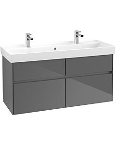 Villeroy & Boch Collaro Waschtischunterschrank C01200FP 115,4x54,6x44,4cm, Glossy Grey