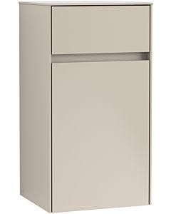 Villeroy & Boch Collaro side cabinet C03200VK 40.4x74.8x34.9cm, hinged left, Soft Grey