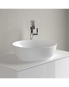 Villeroy & Boch Artis countertop basin 417943RW Ø 43cm, without tap hole, without overflow, Stone White C-plus