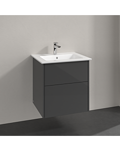 Villeroy & Boch Finero Meubles set S00500FPR1 lavabo avec meuble, Glossy Grey , 2 tiroirs