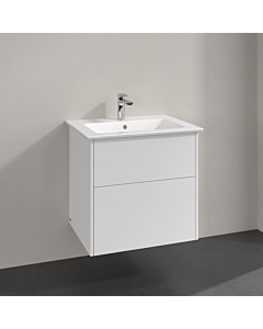 Villeroy & Boch Finero vanity unit S00501DHR1 including washbasin, Glossy White , 2 drawers