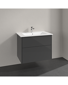 Villeroy & Boch Finero Bathroom furniture set S00502FPR1 washbasin with Glossy Grey , 2 drawers
