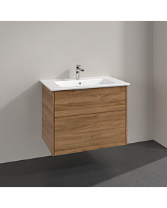 Villeroy & Boch Finero Meubles set S00502RHR1 lavabo avec meuble sous lavabo Kansas Oak, 2 tiroirs