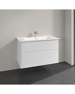 Villeroy & Boch Finero Bathroom furniture set S00503DHR1 washbasin with vanity unit, Glossy White , 2 drawers